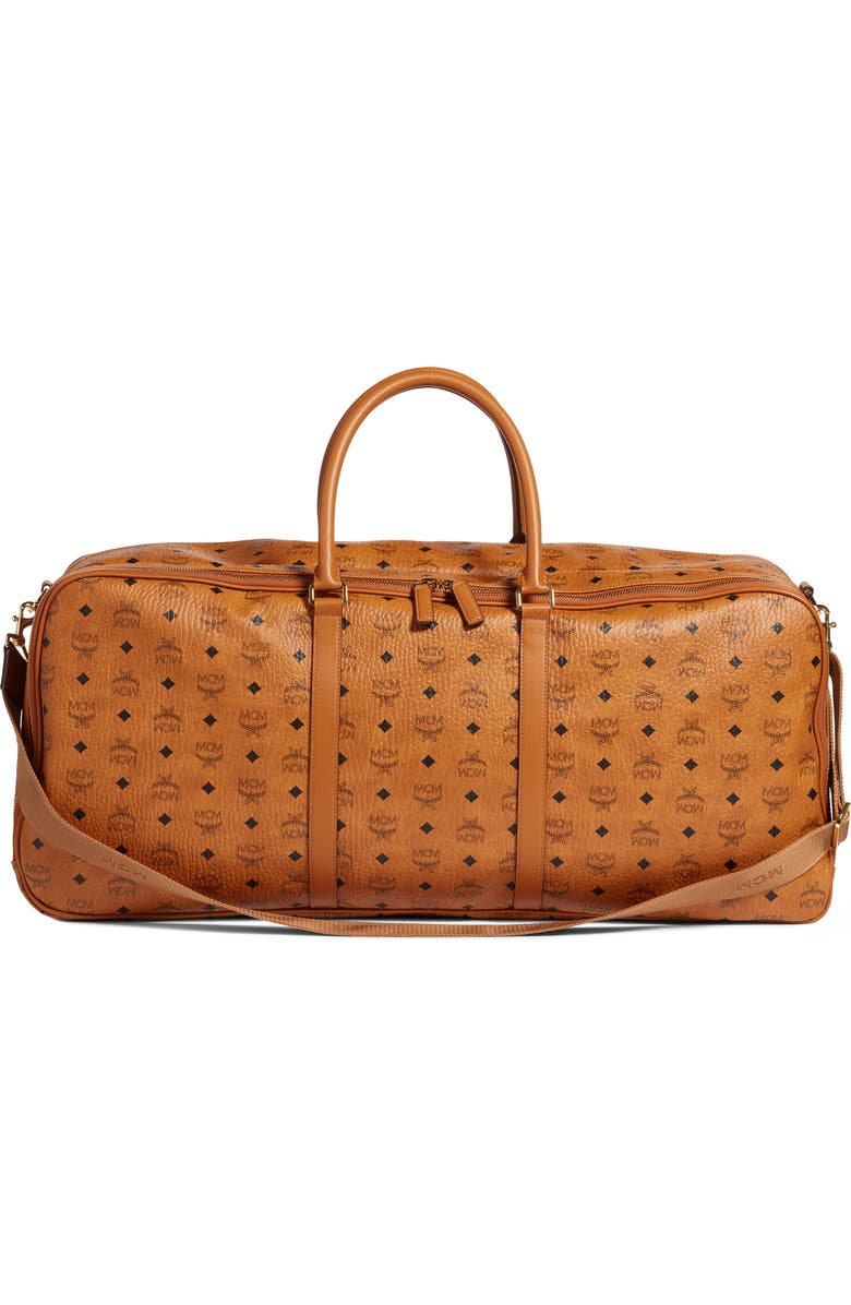 MCM Vintage Visetos Coated Canvas Tennis Bag, Alternate, color,