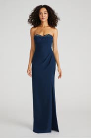 Theia Anastasia Strapless Gown