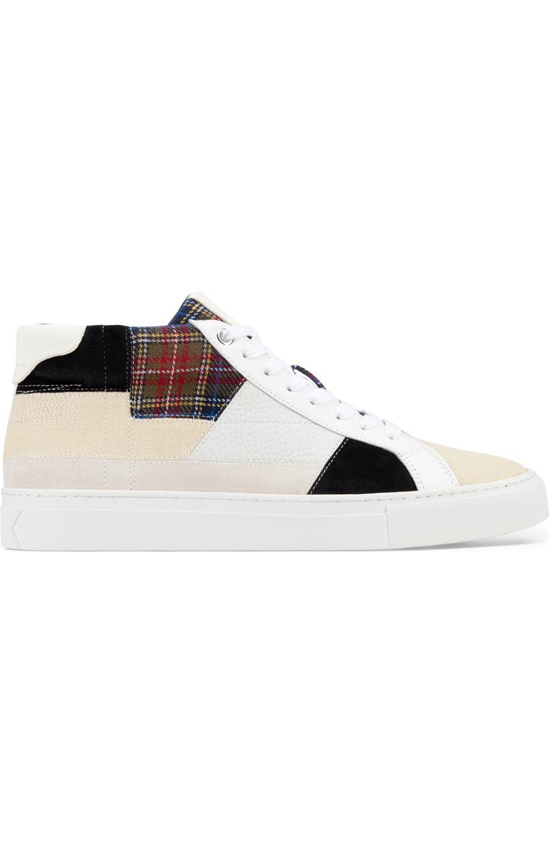 GREATS Royale High Patchwork Sneaker, Alternate, color, White Multi