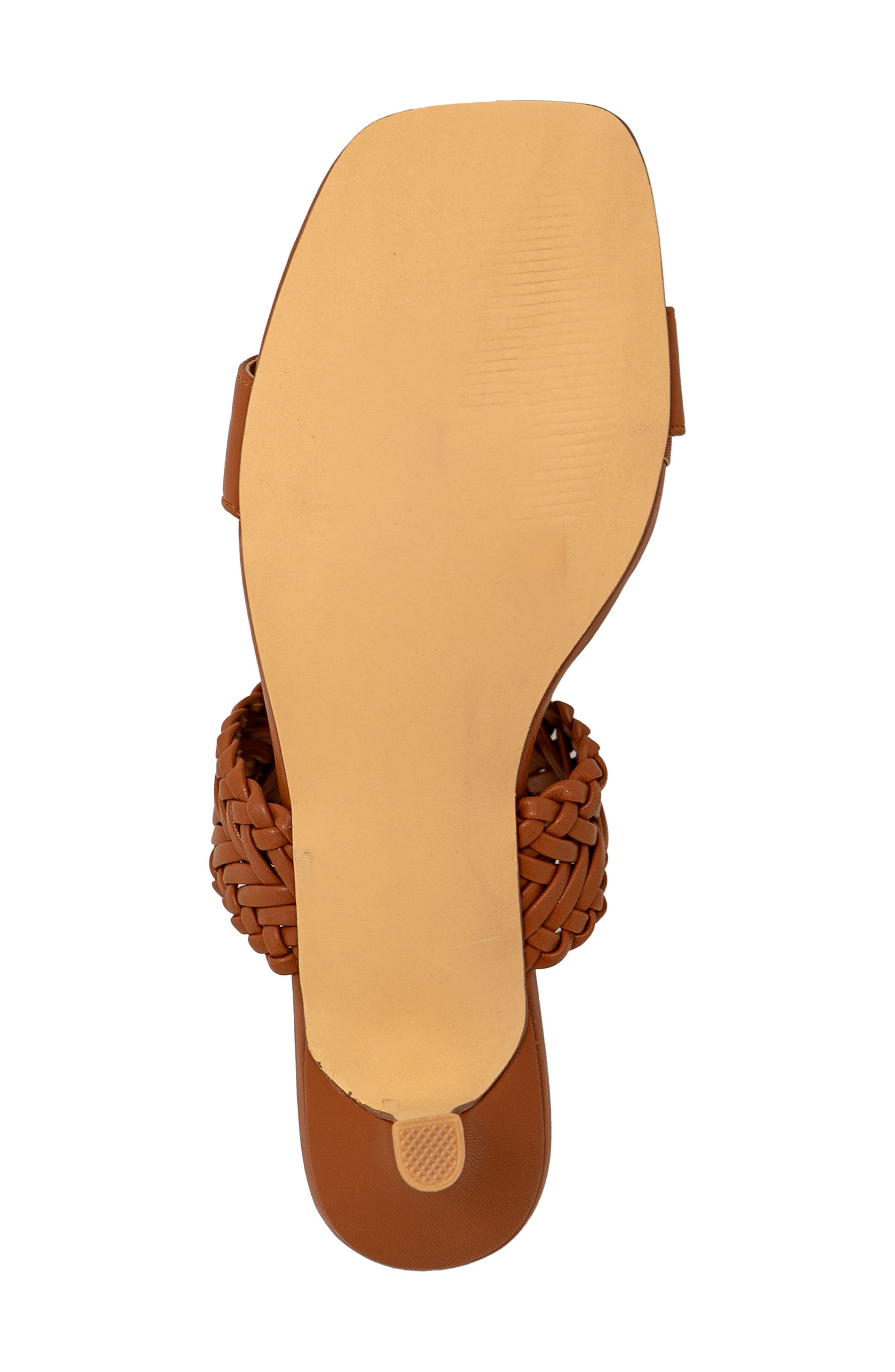 Woven Double Strap Kitten Heel Sandal, Alternate, color, TAN