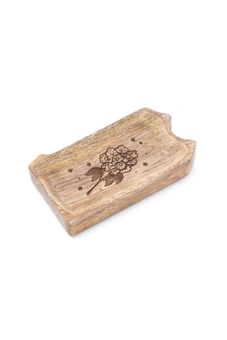 Pennsylvania State Mountain Laurel Trinket Dish, Alternate, color, Natural
