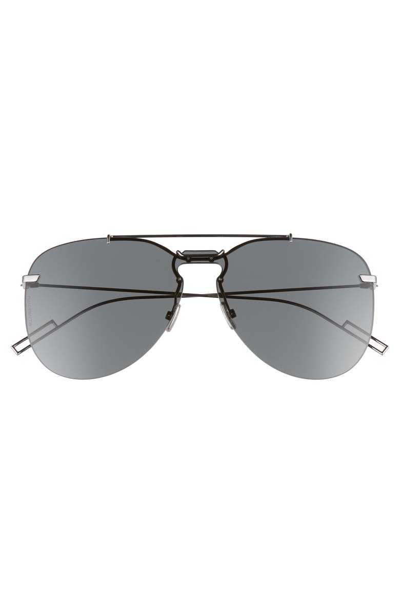 DIOR 62mm Mirrored Aviator Sunglasses, Alternate, color, 