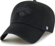 '47 Men's '47 Black New York Knicks Clean Up Adjustable Hat