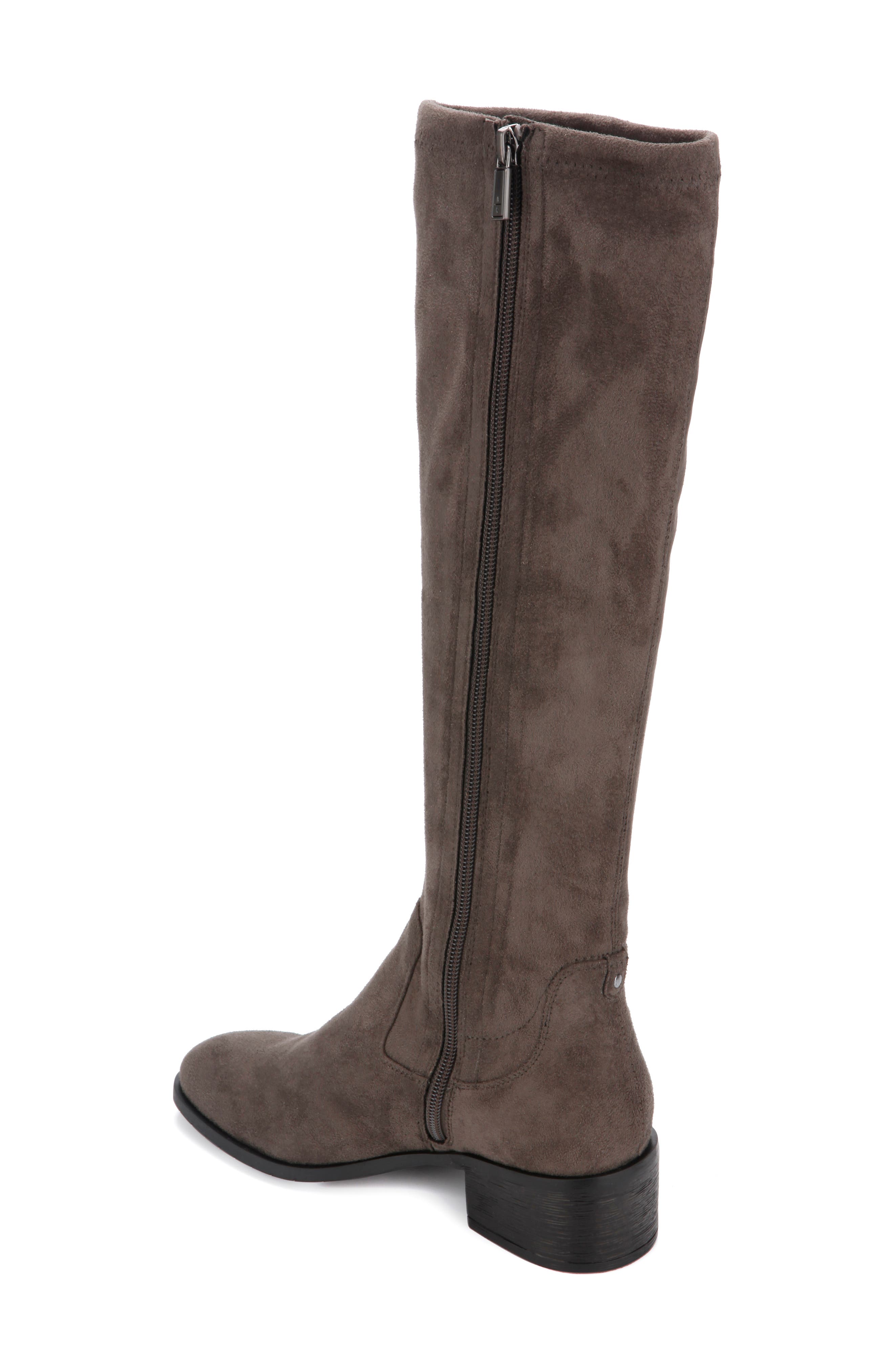 Salt Stretch Knee High Boot, Alternate, color, CONCRETE