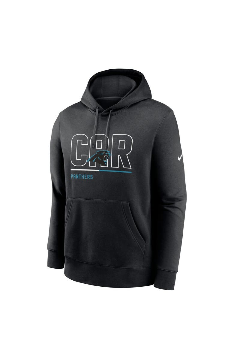 Nike Men's Nike Black Carolina Panthers City Code Club Fleece Pullover Hoodie, Alternate, color, Black