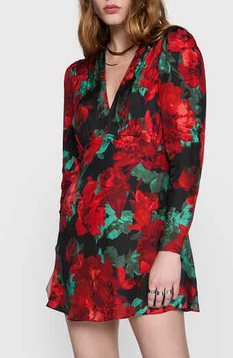 Rebecca Minkoff Aiden Floral Long Sleeve Minidress