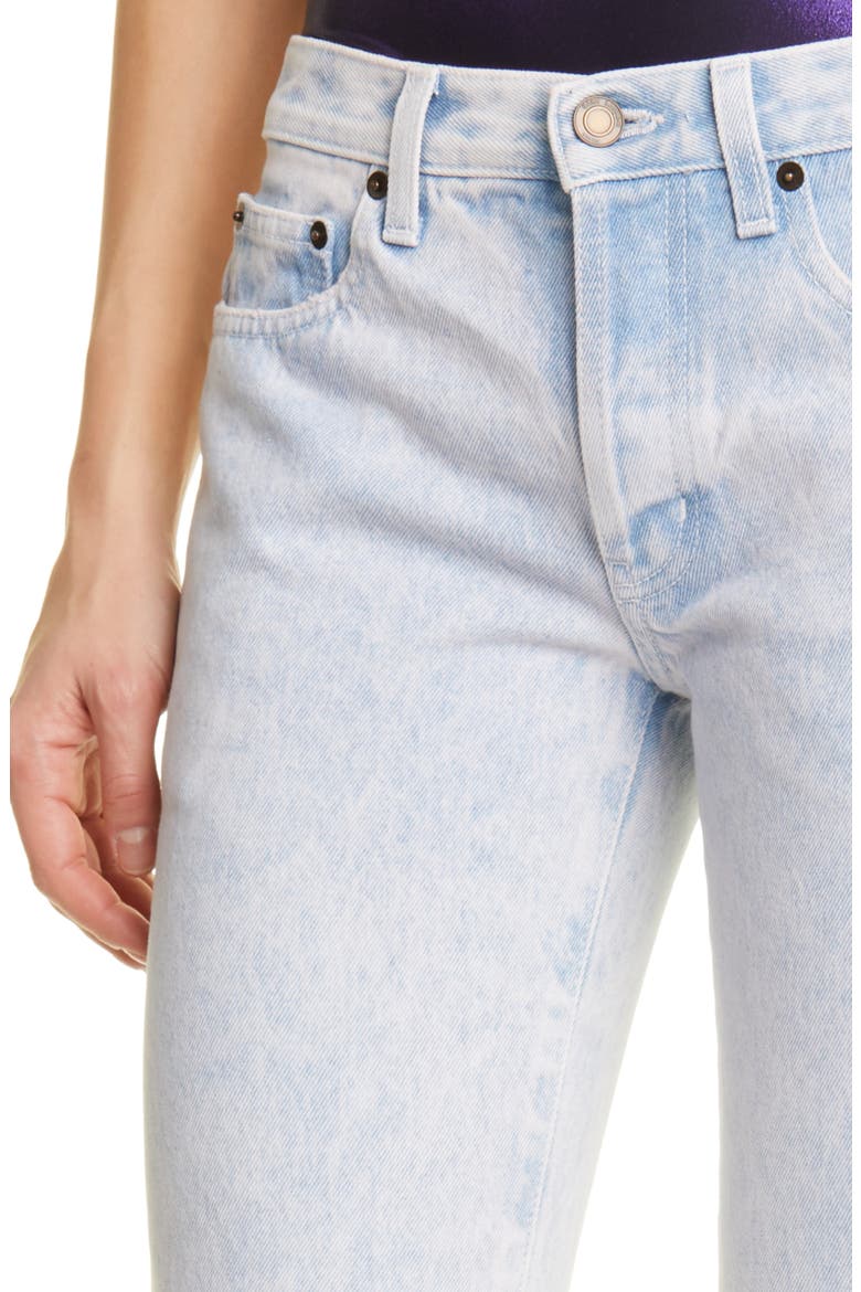 Colombus Low Rise Nonstretch Denim Jeans, Alternate, color, BLUE MARBLE PINK