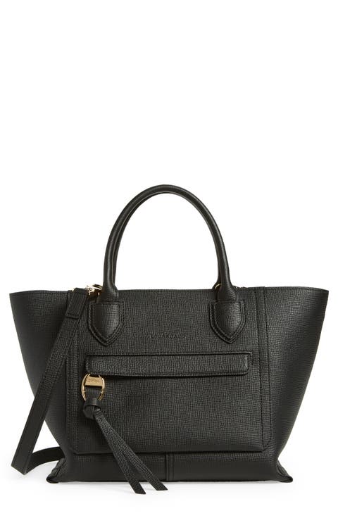 Medium Mailbox Leather Top Handle Bag