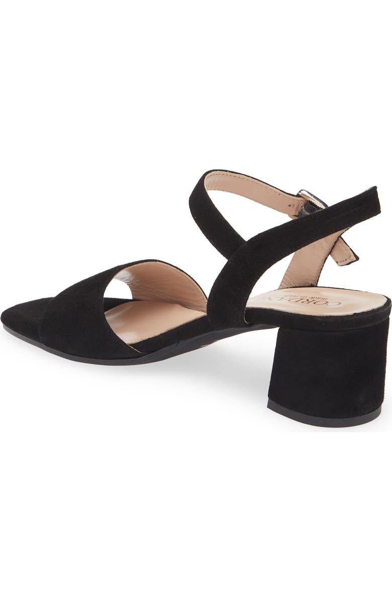Cordani Irisse Block Heel Sandal, Alternate, color, Black Suede