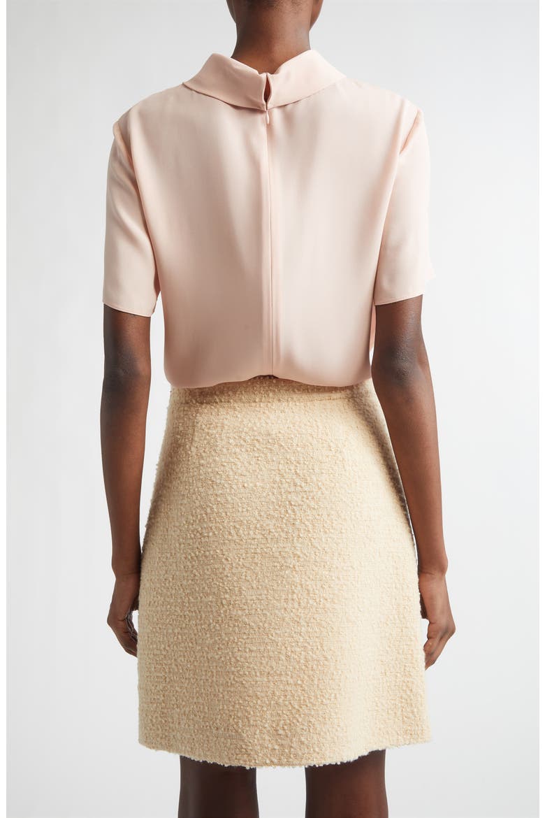 Silk Georgette Top, Alternate, color, ROSE
