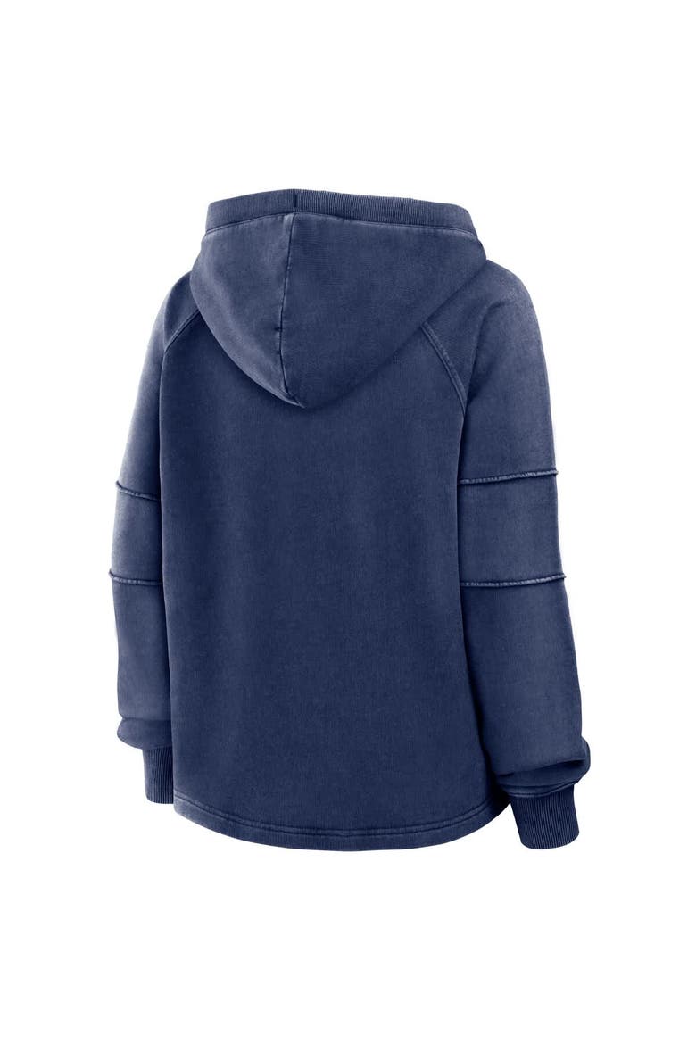 Women's Fanatics Navy Dallas Cowboys Oversized Raglan Gridiron Hoodie, Alternate, color, Navy