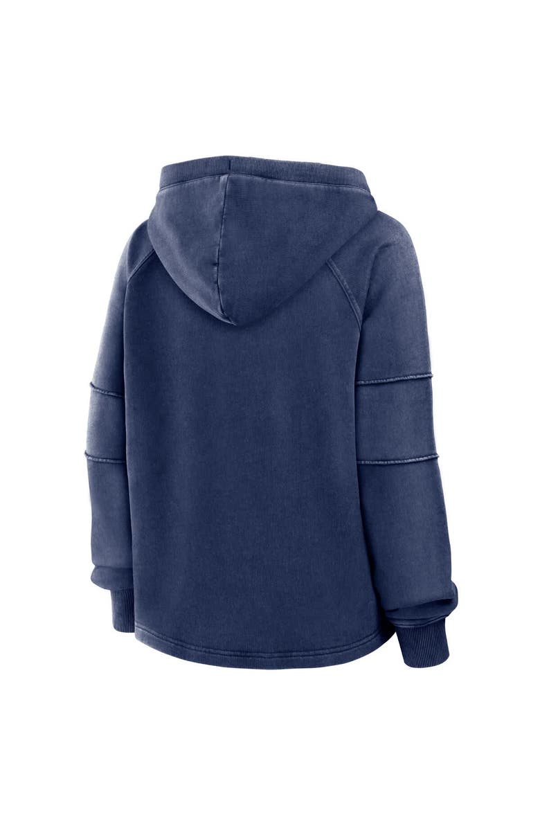 FANATICS Women's Fanatics Navy Dallas Cowboys Oversized Raglan Gridiron Hoodie, Alternate, color, Navy