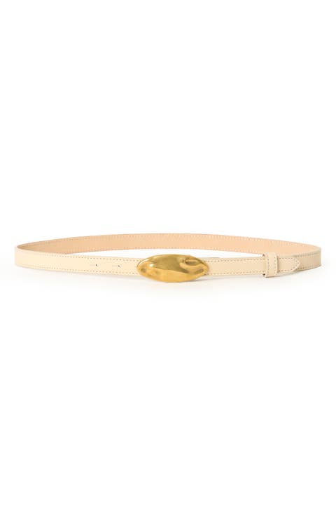 Darrian Skinny Leather Belt