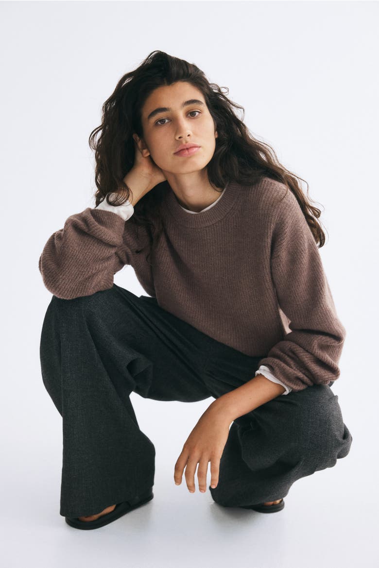 Sweater, Alternate, color, Dark taupe