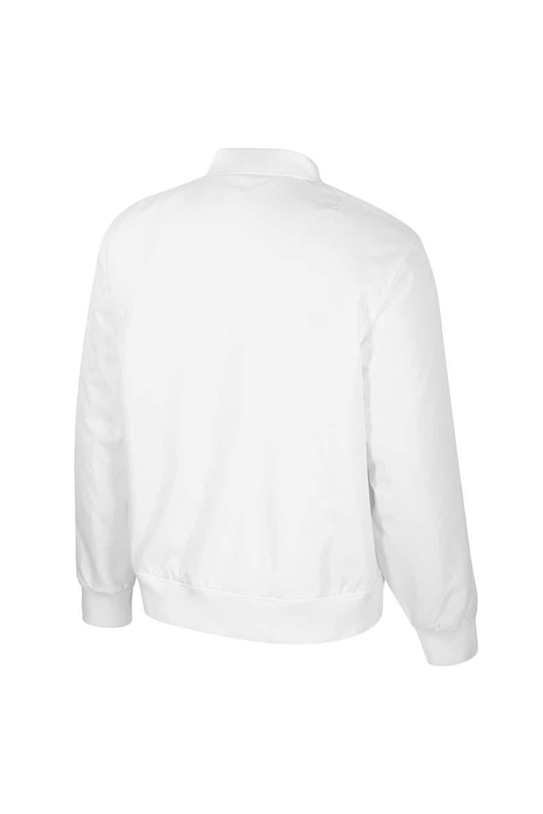 Men's Colosseum Virginia Tech Hokies White Rabbit Full-Zip Bomber Jacket, Alternate, color, White