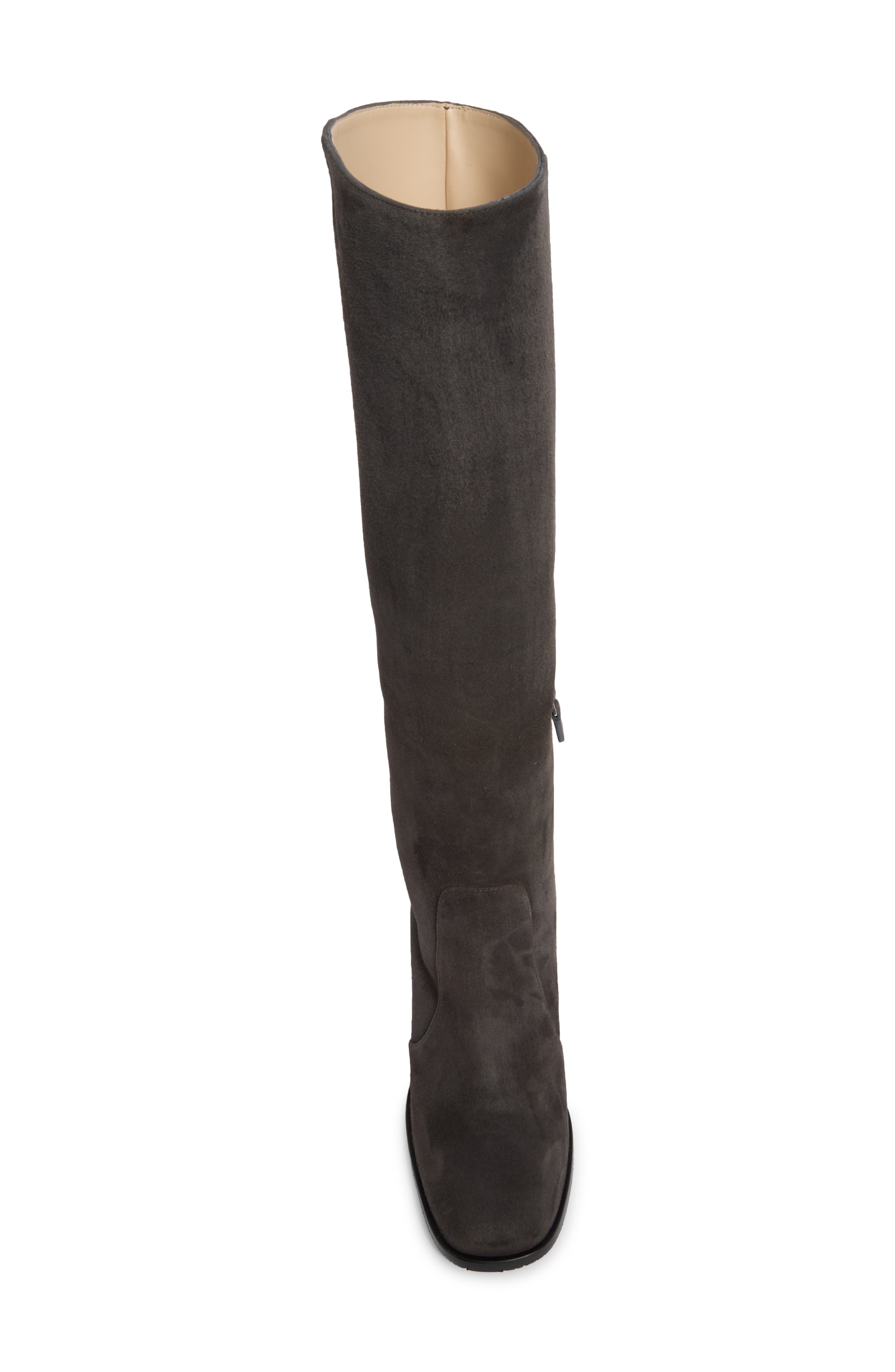 Stuart Weitzman Nola Knee High Boot, Alternate, color, Slate