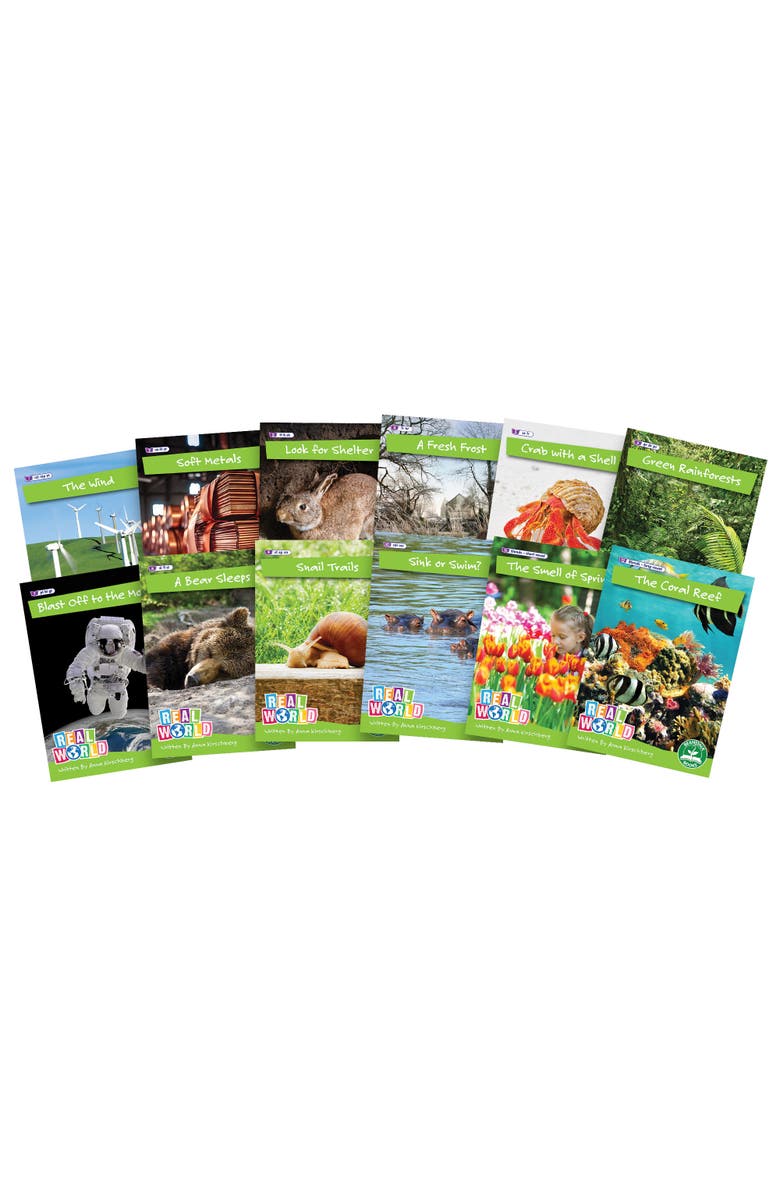 Junior Learning Real World Phase 4 Hilo Decodable Books, 6 Set, Alternate, color, Multicolored