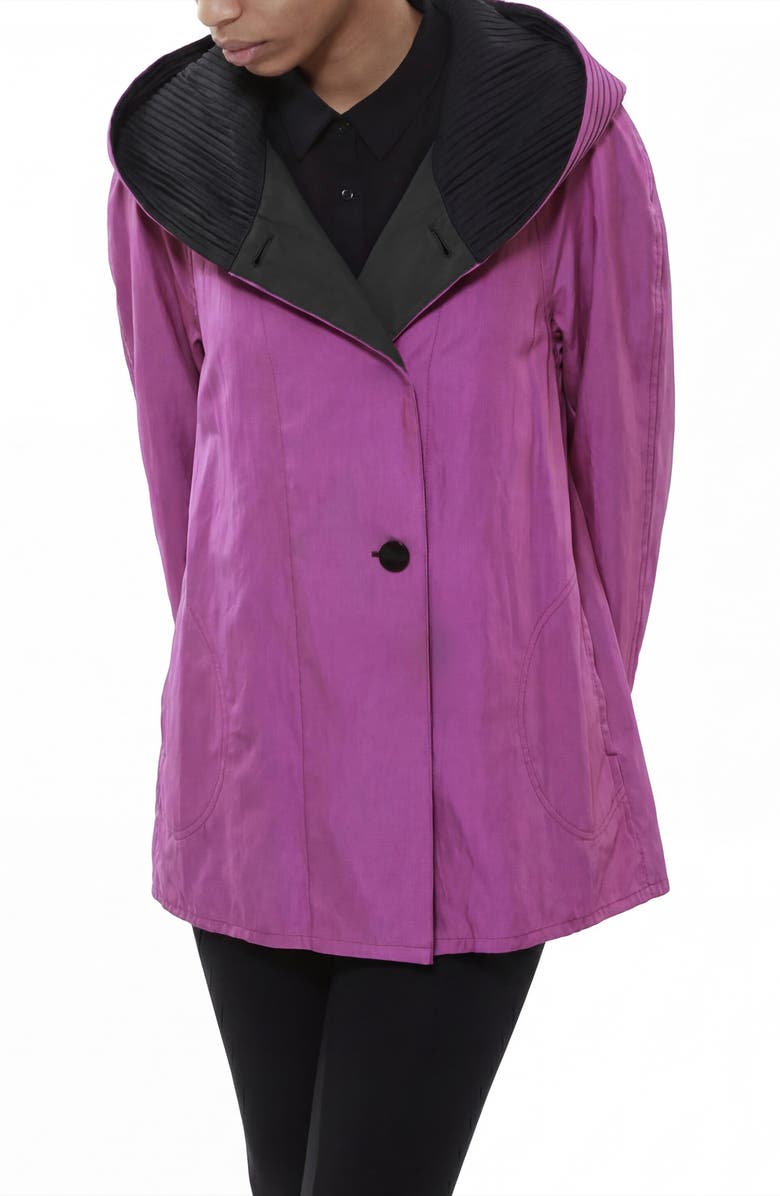 Mycra Pac Mini Donatella Reversible Hooded Raincoat, Alternate, color, Punch