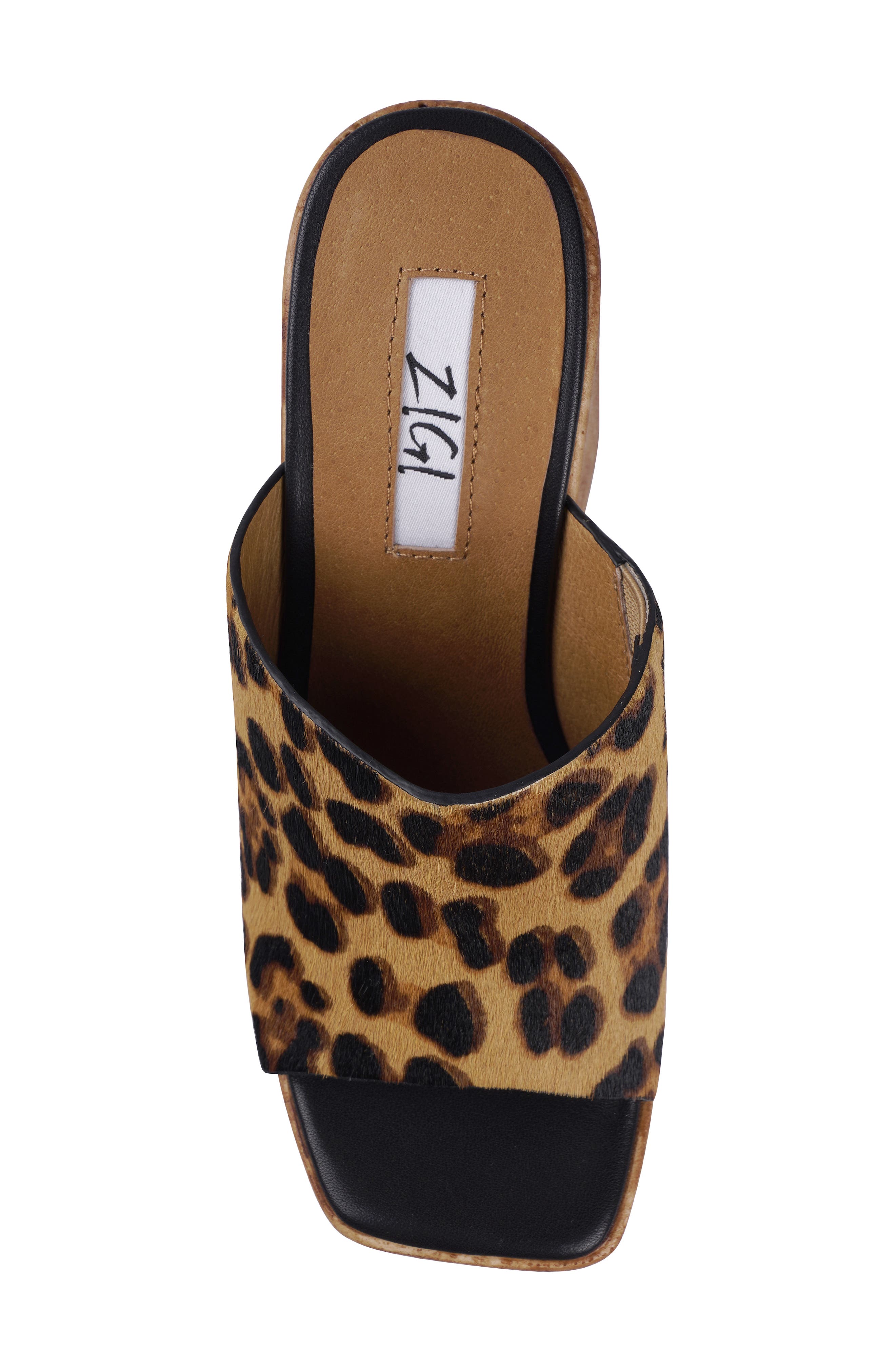 Zhamira Platform Wedge Sandal, Alternate, color, TAN LEOPARD PRINT