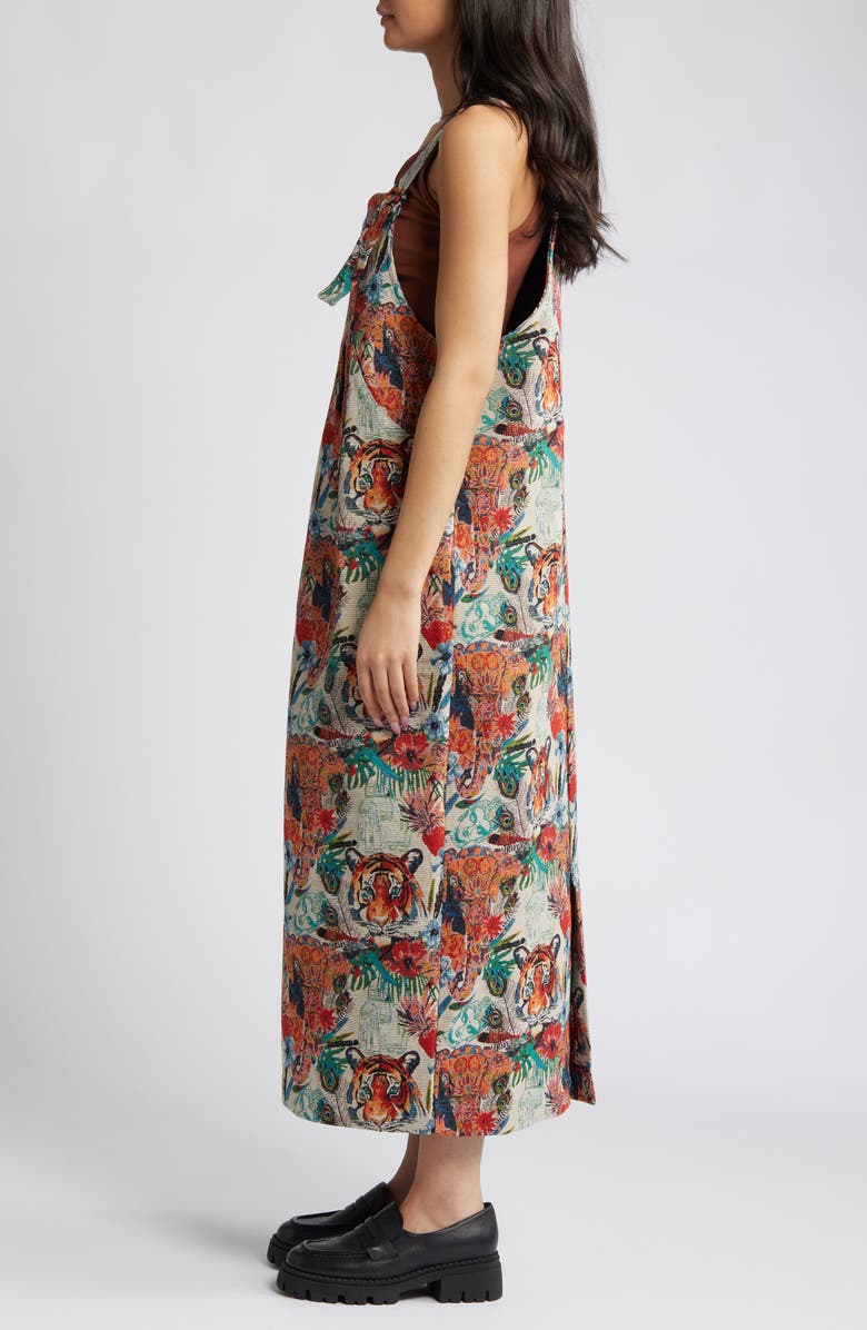 Dressed in Lala Tiger Jacquard Pinafore, Alternate, color, 