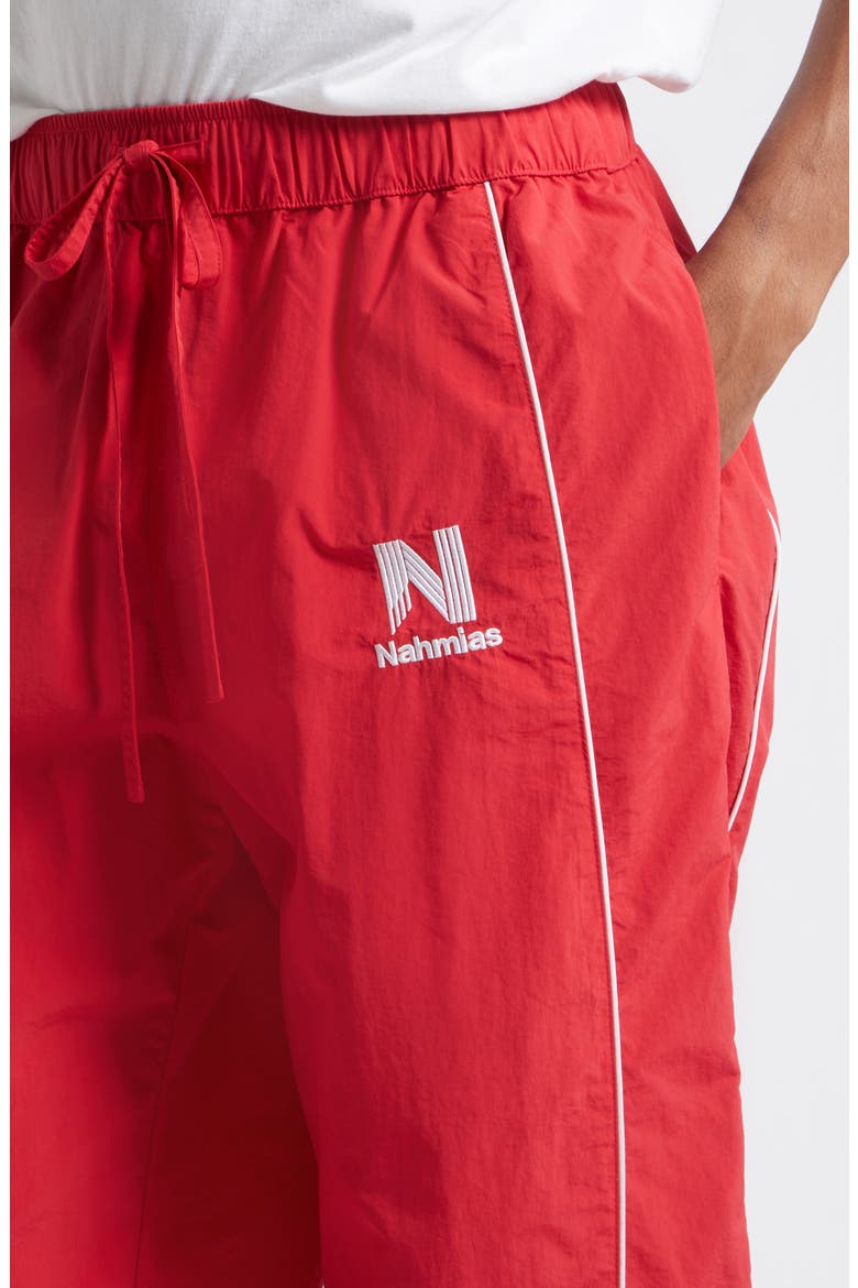 Nylon Warm Up Pants, Alternate, color, RED