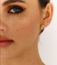 Mazin Jewels Marquise Studs