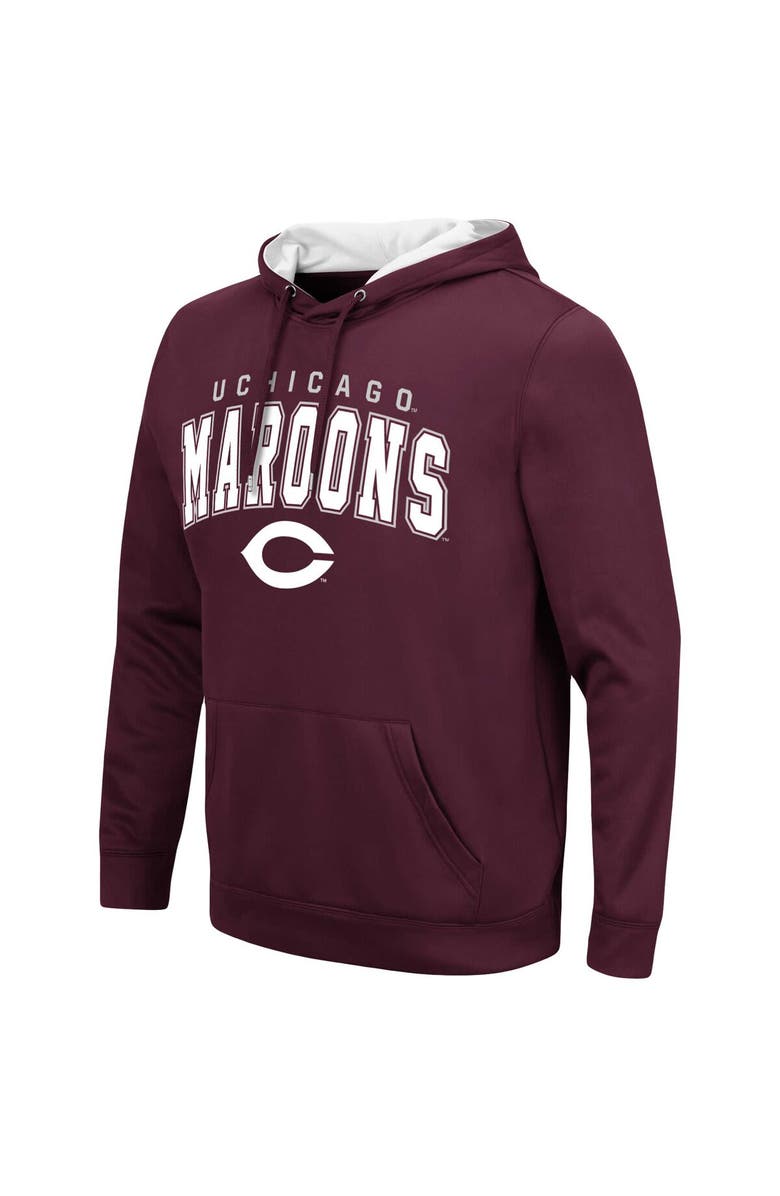 COLOSSEUM Men's Colosseum Maroon UChicago Maroons Resistance Pullover Hoodie, Alternate, color, Maroon