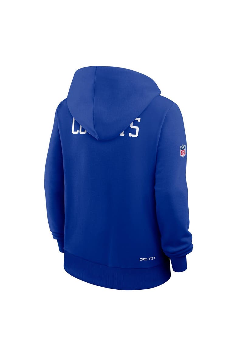 Women's Nike Royal Dallas Cowboys Throwback Sideline Standard Issue Dri-FIT Hoodie, Alternate, color, Royal