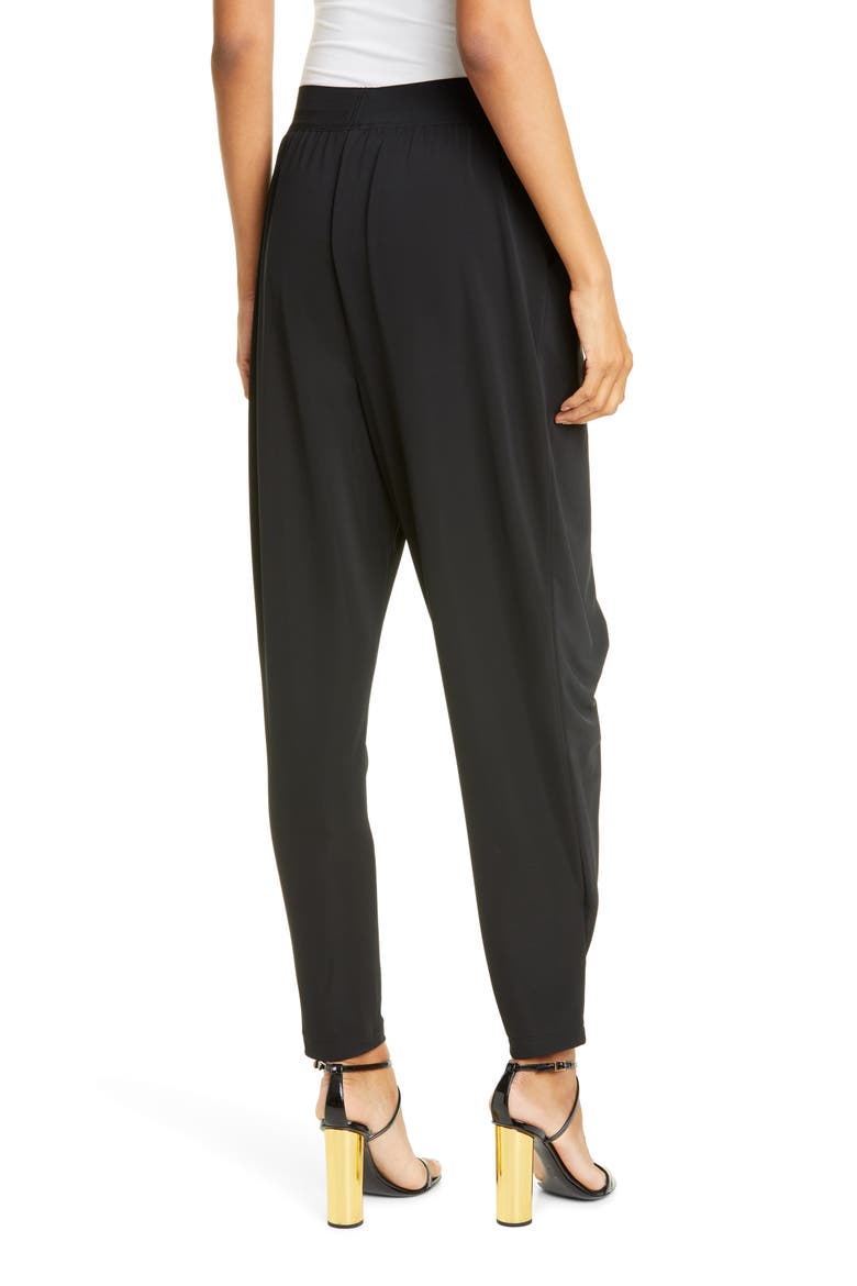 Shana Jersey Pants, Alternate, color, BLACK
