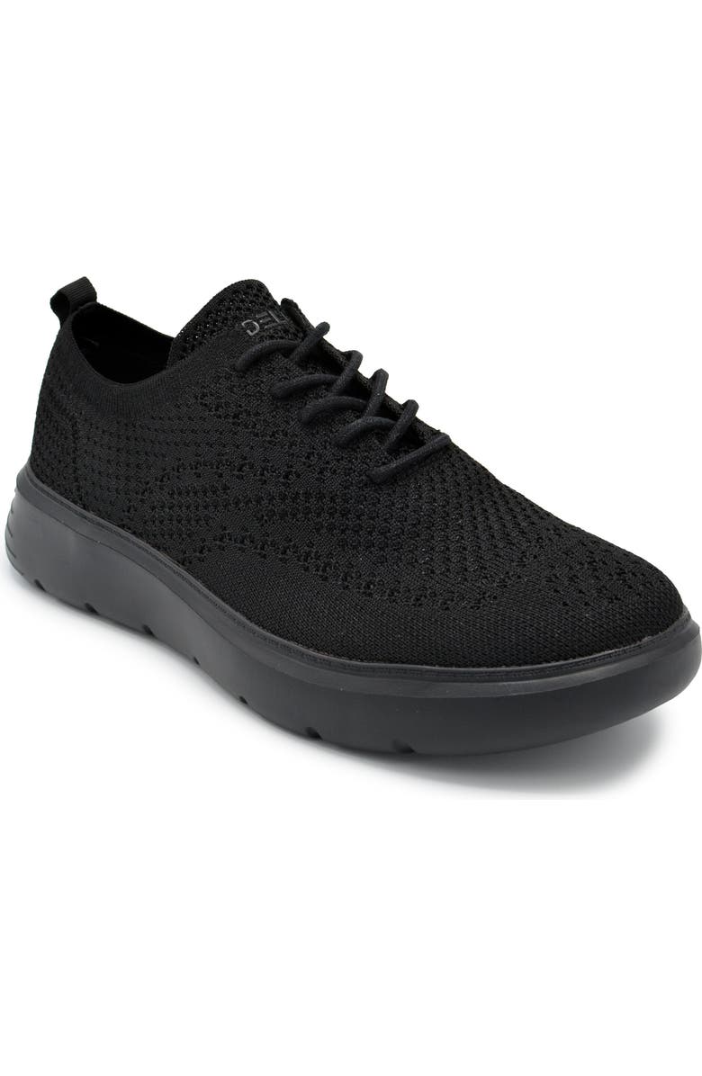 DELO Go Green Mesh Sneaker, Main, color, Black/ Black