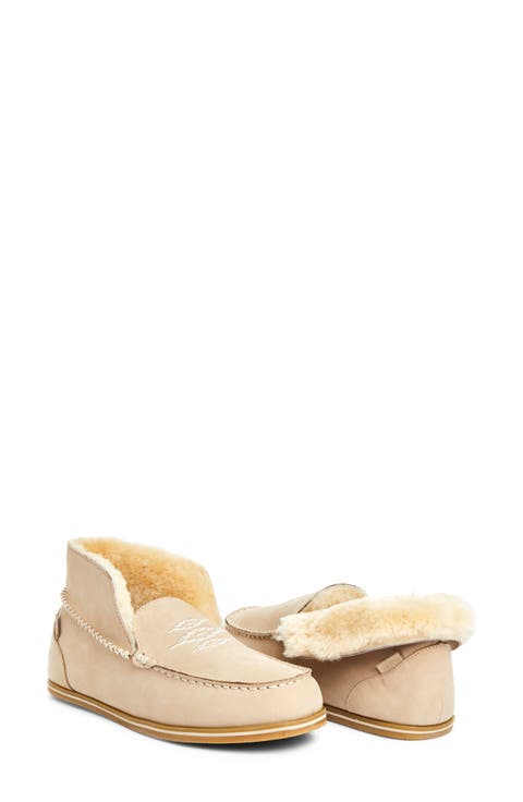 Alta Genuine Shearling Lined Slipppers