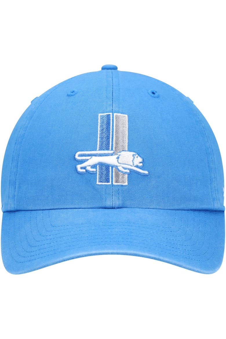 Men's '47 Blue Detroit Lions Clean Up Legacy Adjustable Hat, Alternate, color, Blue