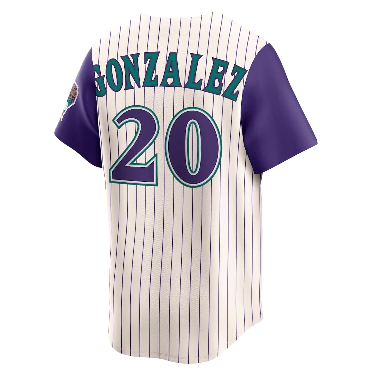 Men's Nike Luis Gonzalez Cream Arizona Diamondbacks Throwback