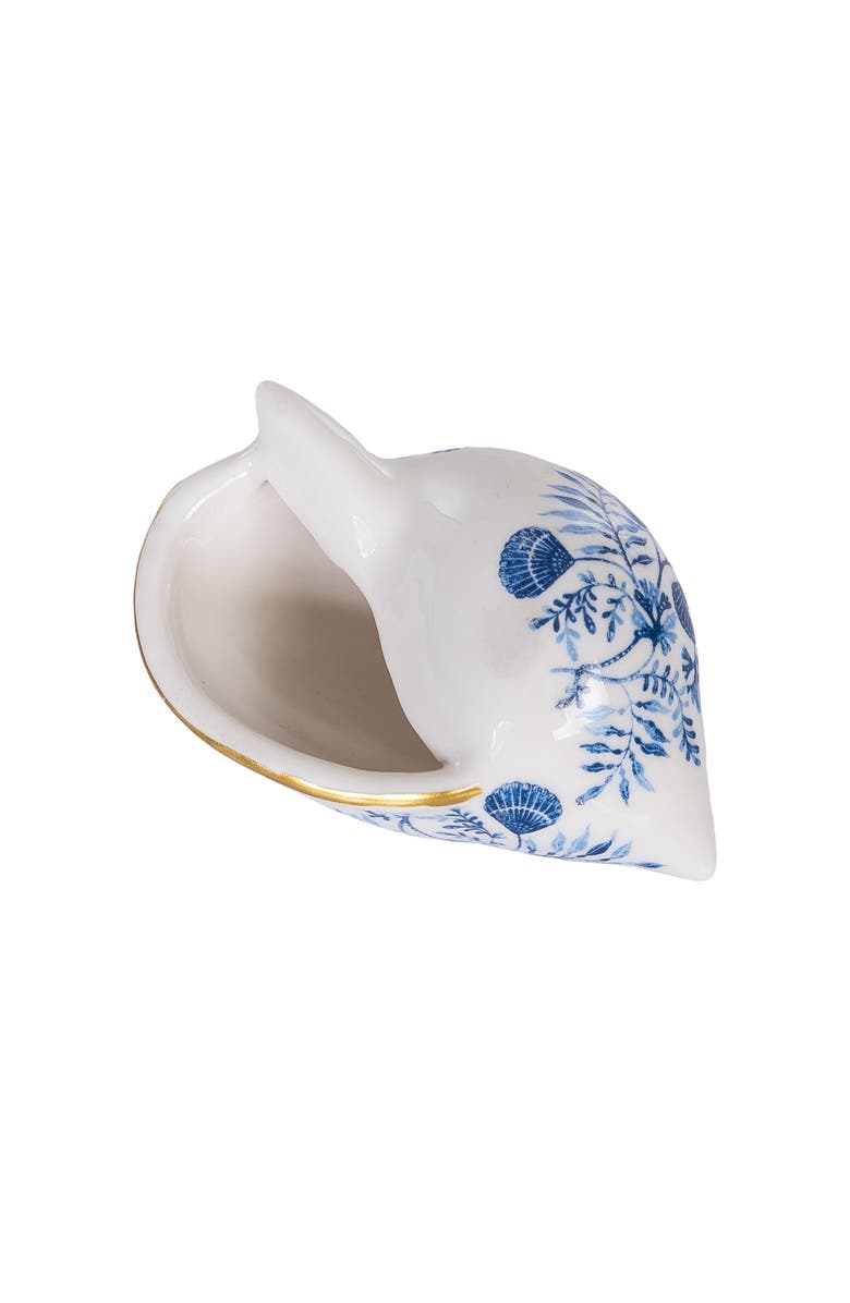 Gallerie II Chinoiserie Scotch Ponnet Shell Decorative Figurine, Main, color, Blue