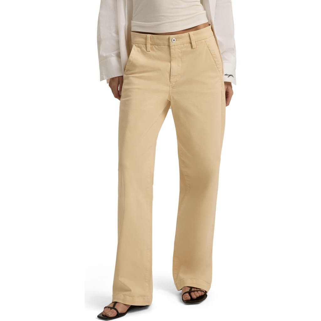 Shop Favorite Daughter The Taylor Low Rise Wide Leg Pants In Moonbeam