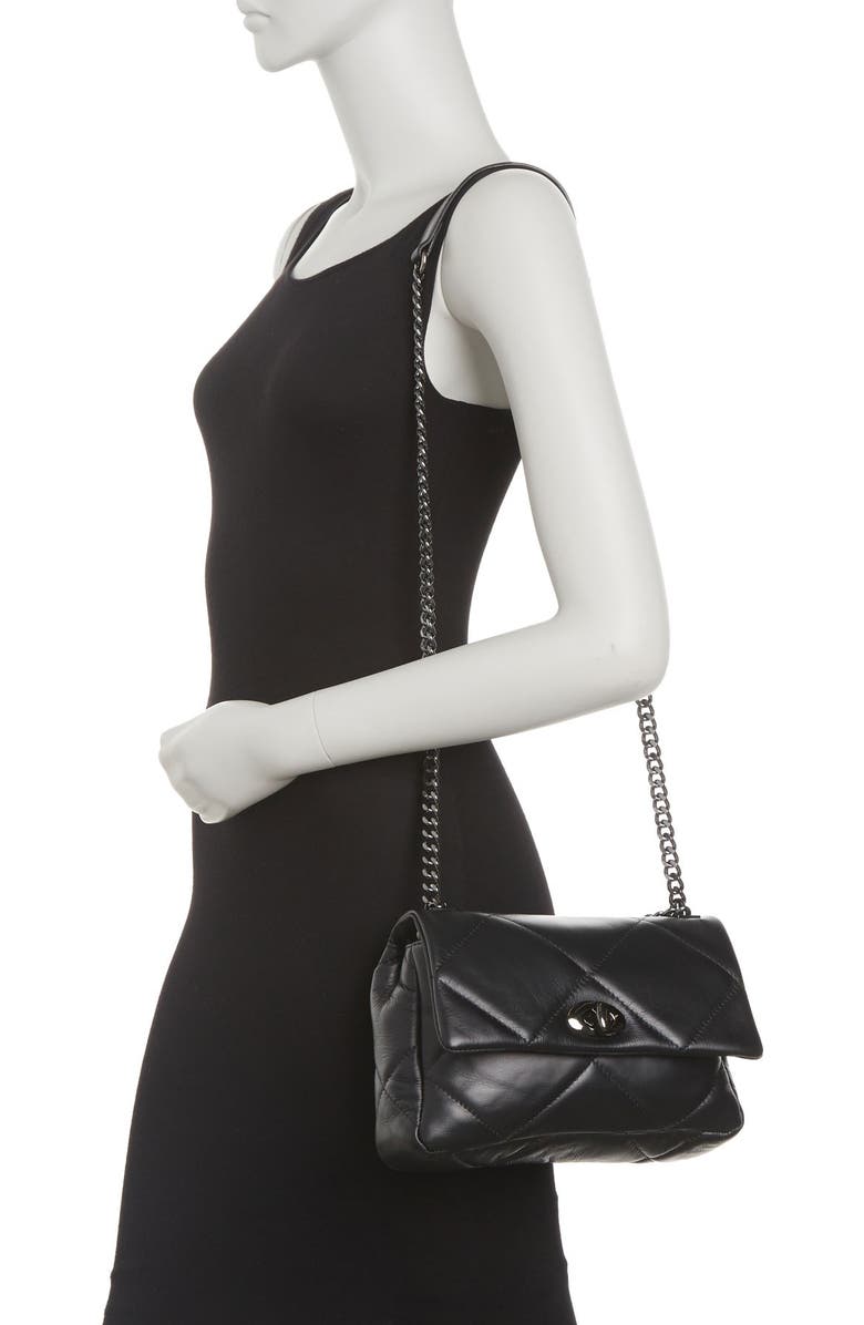 ANNA LUCHINI Quilted Chain Strap Shoulder Bag, Alternate, color,