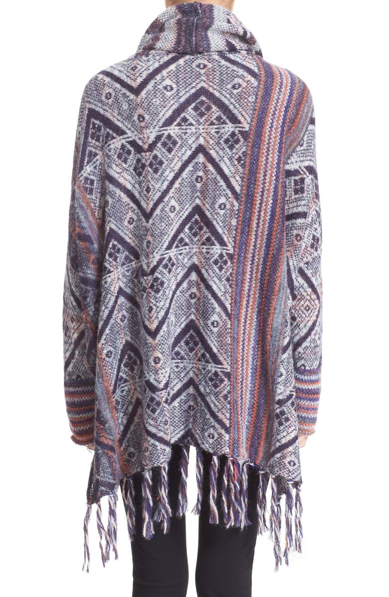 Free People 'Be the One' Fringe Poncho, Alternate, color,