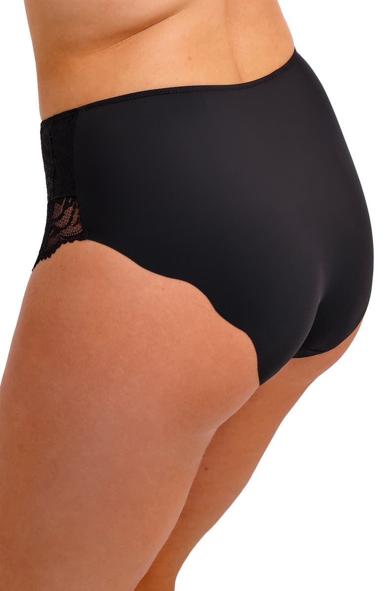 Fantasie Cesile High Waist Briefs, Alternate, color, Black