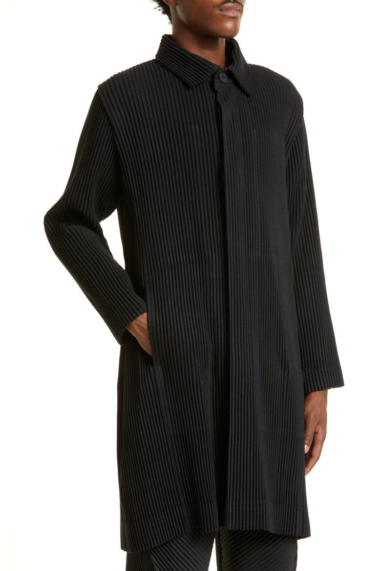 Wool Like Topcoat, Alternate, color, BLACK