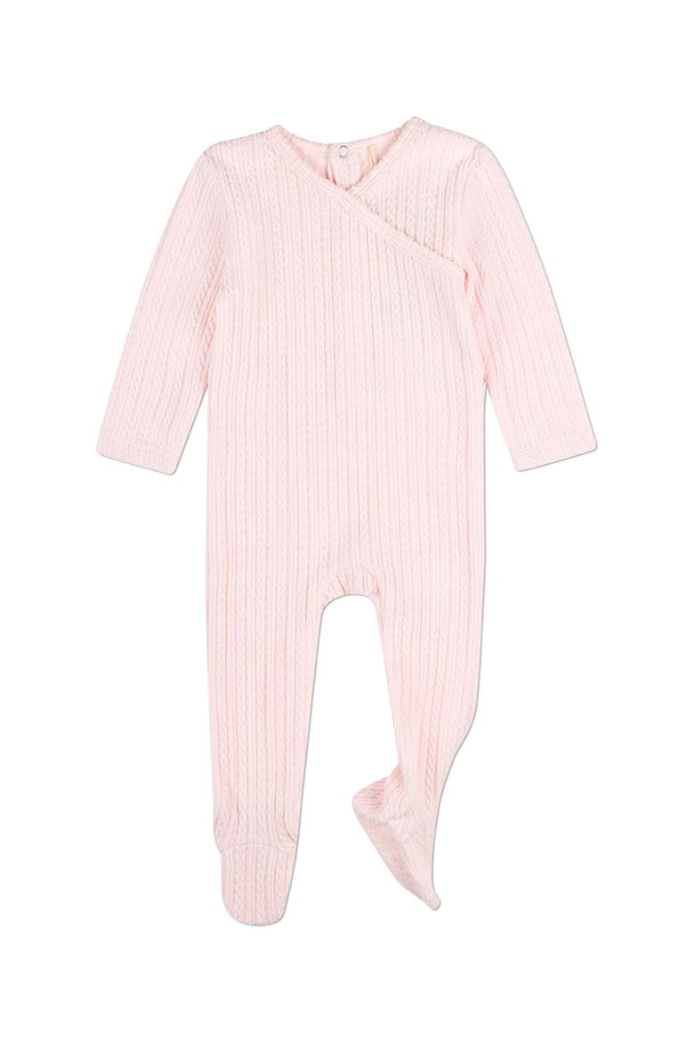 Baby Delicate Footie, Main, color, Barely Pink