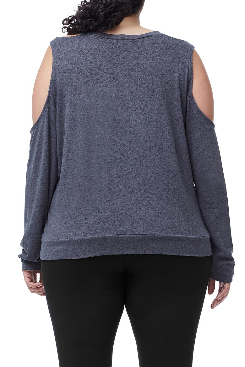Cold Shoulder Tee, Alternate, color, CHARCOAL001