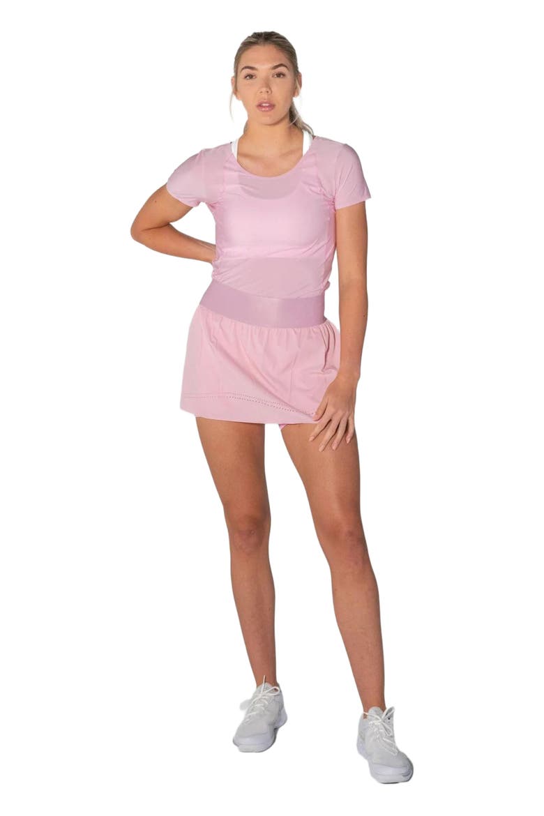 Bounce-It  Pickleball Short Sleeve, Main, color, Pink Orchid