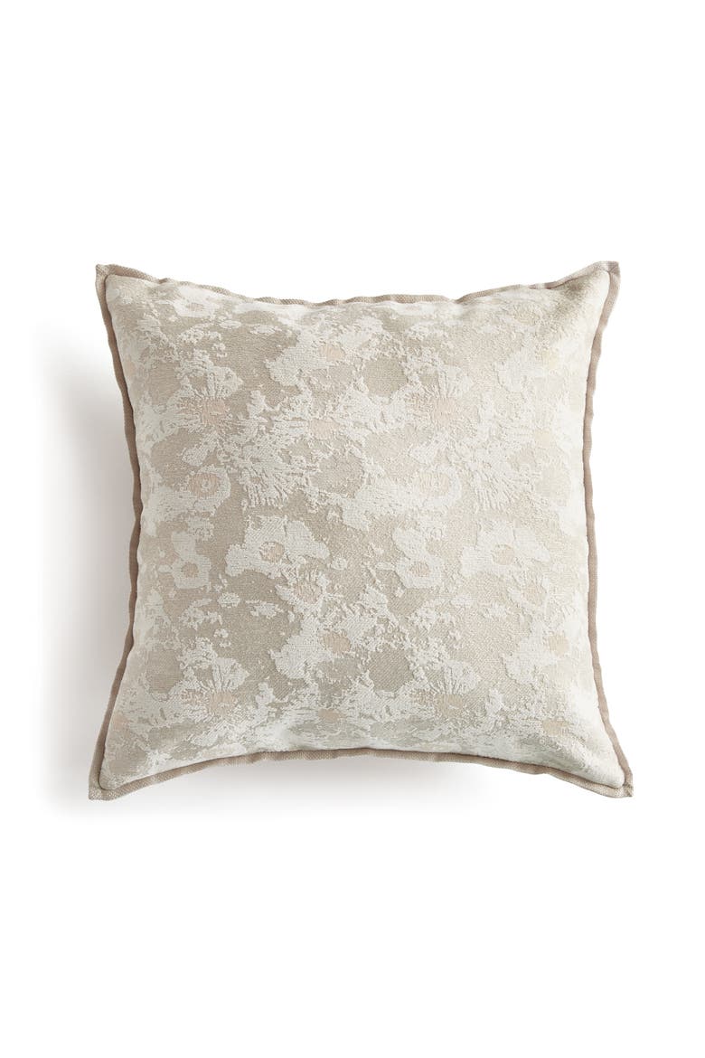 Sofia Square Indoor or Outdoor Throw Pillow, 24" x 24", Main, color, Gray