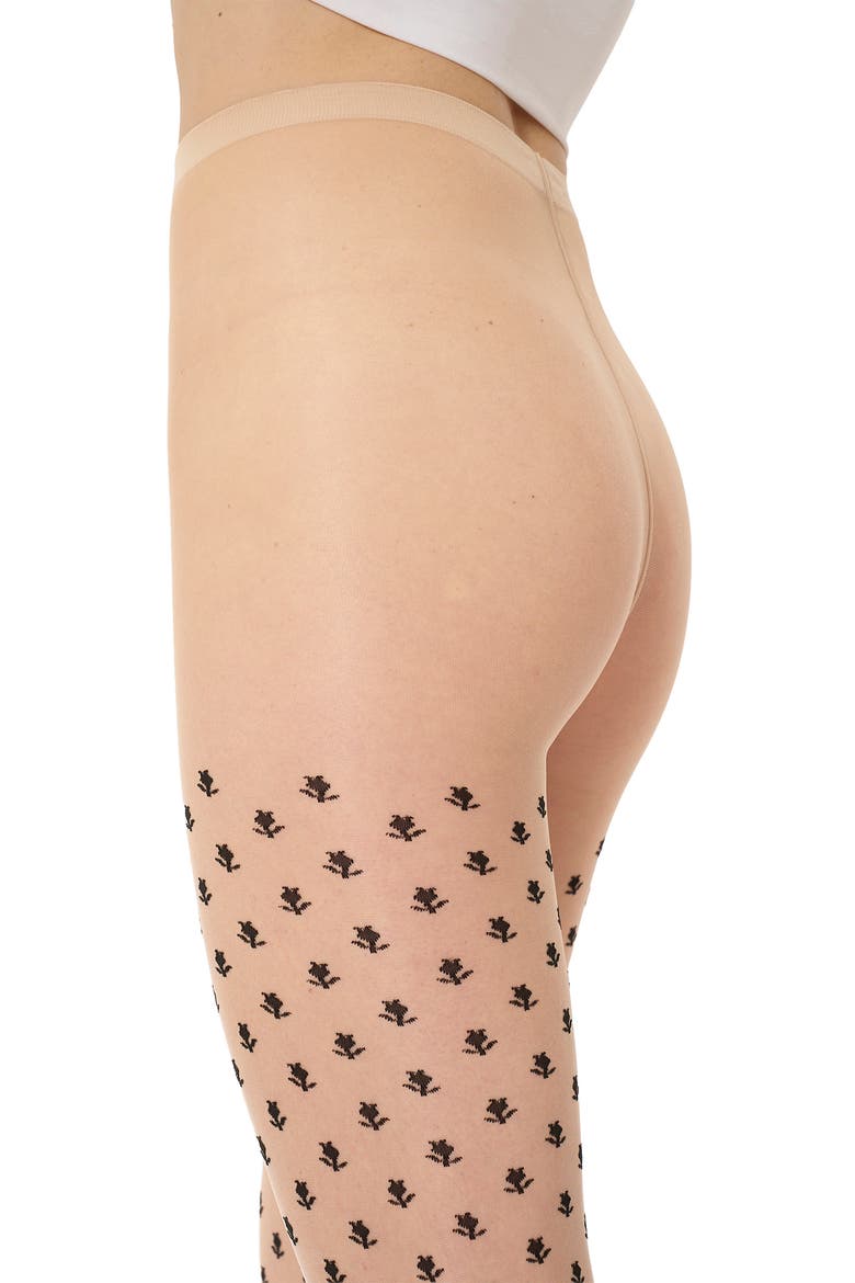 Blossom Sheer Tights, Alternate, color, FAIRLY LIGHT