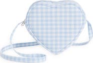 Capelli New York Kids' Gingham Heart Crossbody Bag