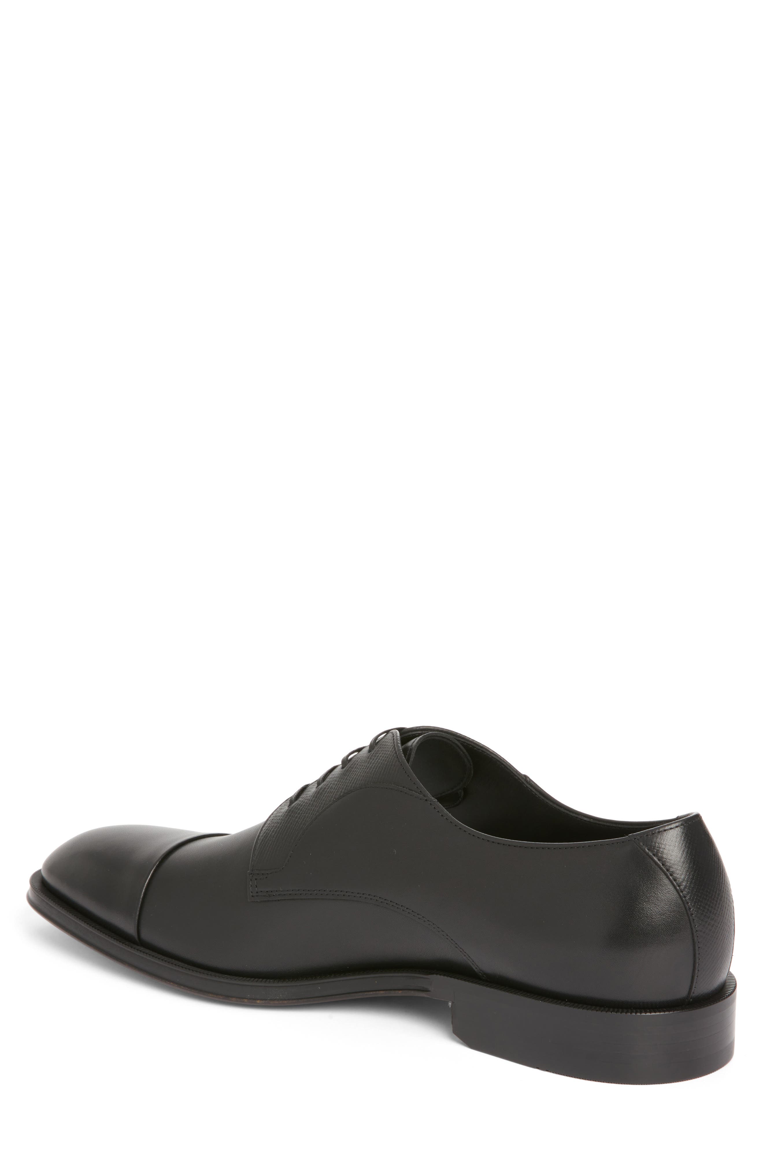 BOSS Derrek Cap Toe Derby, Alternate, color, Black