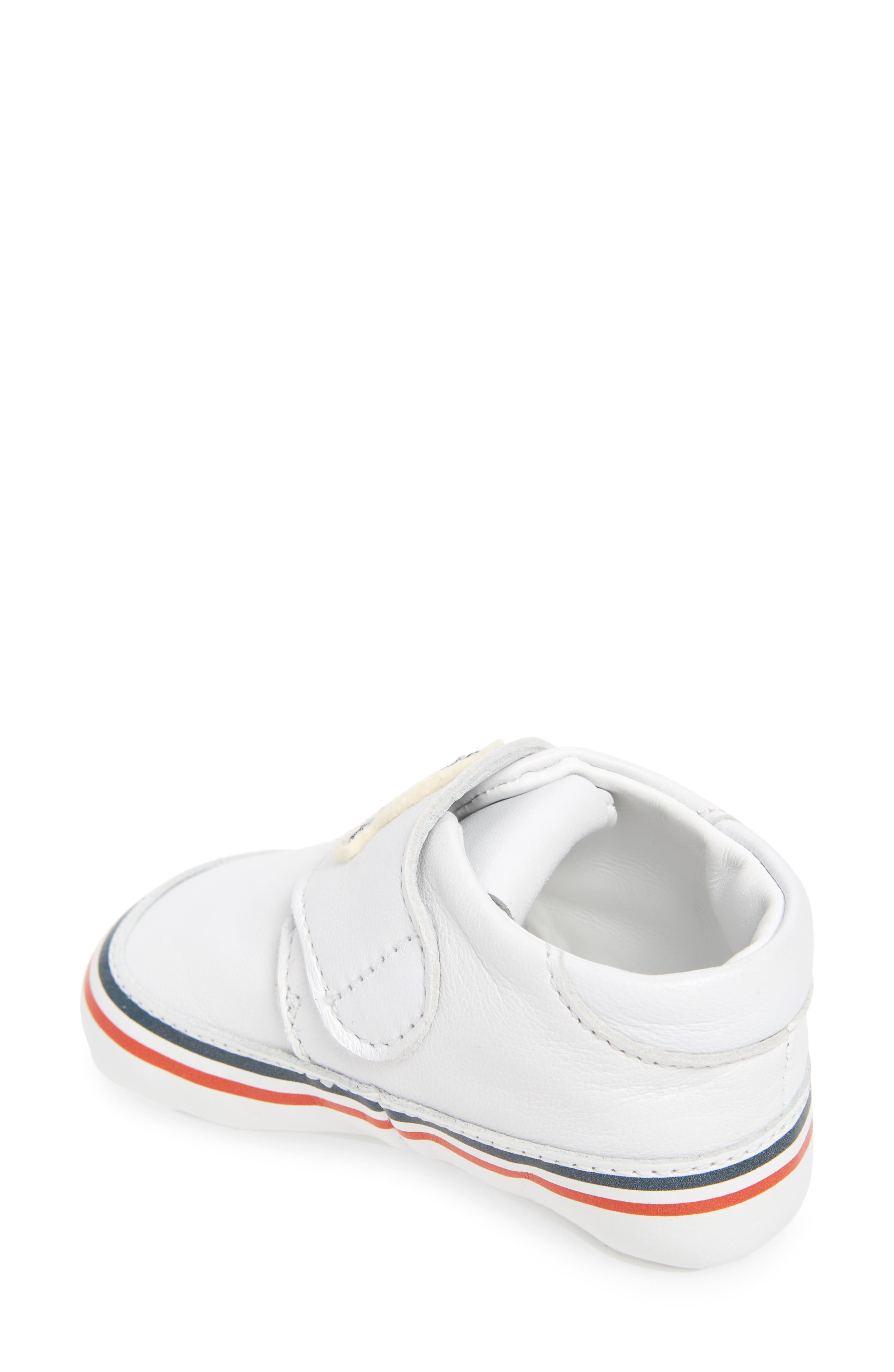 Moncler Bebé Crib Shoe, Alternate, color, 