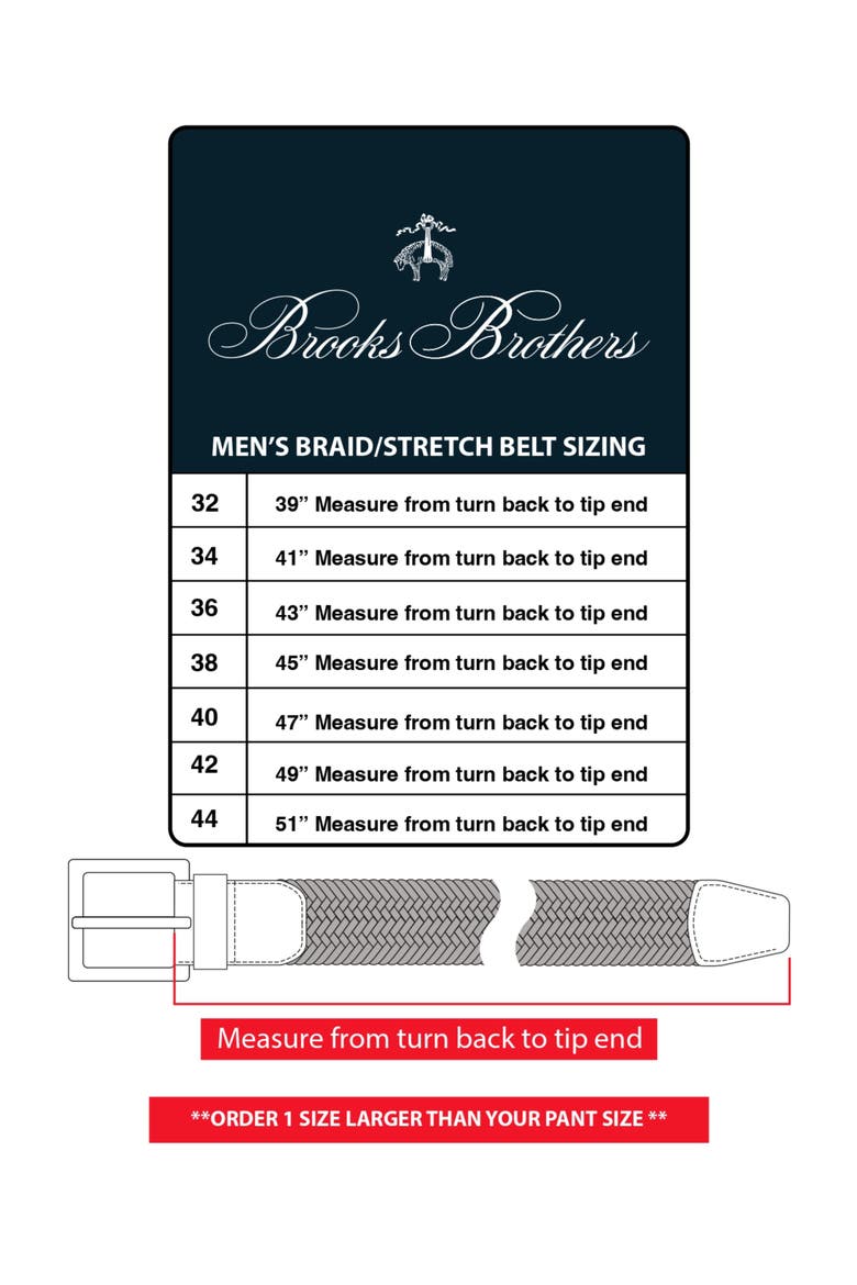 Braided Full Grain Leather Belt, Alternate, color, Brown