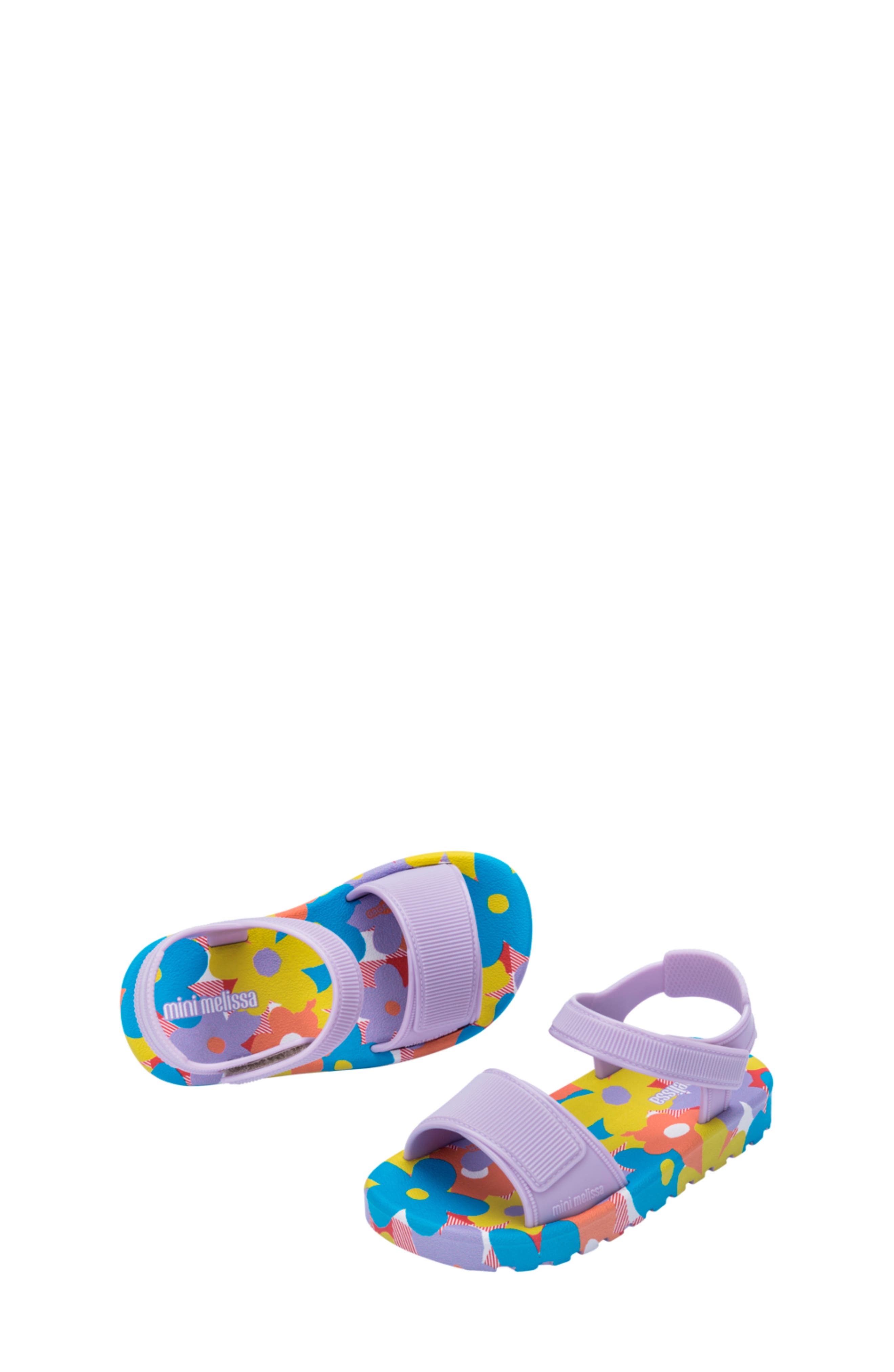 Mini Melissa Kids' Imagine Baby Sandal, Alternate, color, Lilac/ Blue