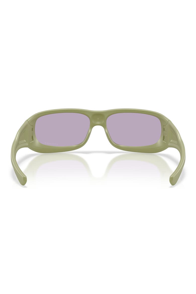 Gender Inclusive De Soto 59mm Rectangle Sunglasses, Alternate, color, MATTE FERN / PRIZM SLATE